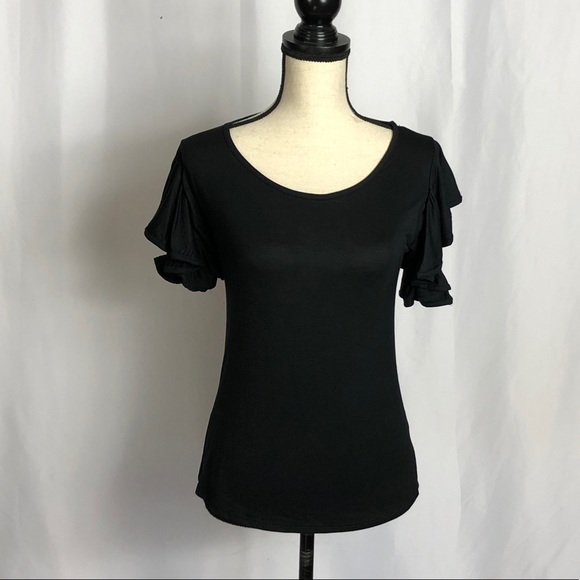Cute Black Blouse NWOT - Picture 1 of 5